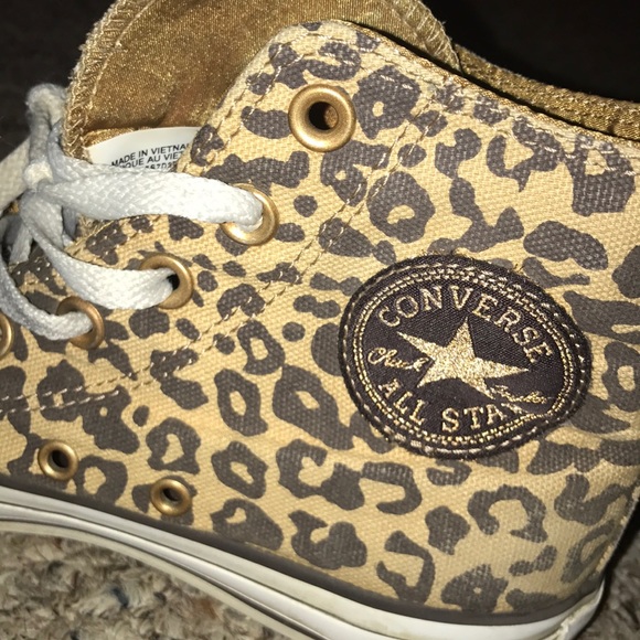 cheetah high top converse